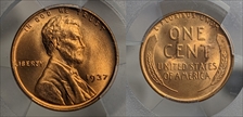 1937 1C MS66RD