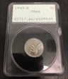 1943-S 1C MS66