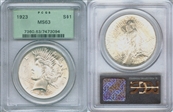 1923 $1 MS63