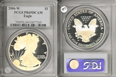 2006-W $1 Silver Eagle PR69DCAM