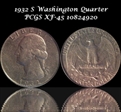 1932-S 25C XF45