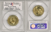 2008-D $1 James Monroe - Pos A Satin Finish SP68