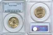 2007-D SAC$1 MS65