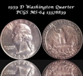 1959-D 25C MS64