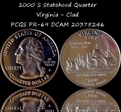 2000-S 25C Virginia PR69DCAM