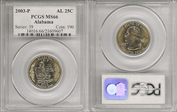 2003-P 25C Alabama MS66