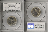 2004-P 25C Michigan MS67