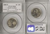 2000-D 25C South Carolina MS66