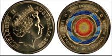 2018-C $2 Lest We Forget Eternal Flame Colorized MS68