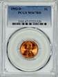 1992-D 1C MS67RD
