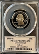 1999-S 25C Connecticut Silver PR69DCAM
