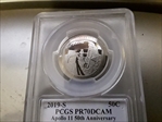 2019-S 50C Apollo 11 50th Anniversary Half Dollar Set Legends of Life Fergie Jenkins PR70DCAM