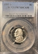 1992-S 5C PR70DCAM
