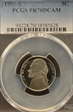 1993-S 5C PR70DCAM