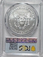 2020-W $1 Burnished Silver Eagle First Day of Issue SP70