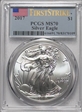 2017 $1 Silver Eagle First Strike MS70