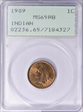 1909 1C Indian MS65RB