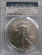 2021-(W) $1 Silver Eagle - Type 2 Struck at West Point First Day of Issue MS70