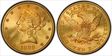 1899-S $10 MS68