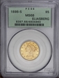 1898-S $5 MS68