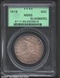 1819 50C Overton 112 MS65