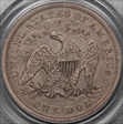 1866 $1 Motto VF35