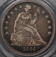 1864 $1 VF35