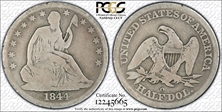 1844-O 50C Doubled Date G4