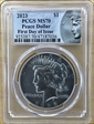 2023 $1 Peace Dollar First Day of Issue MS70