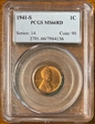 1941-S 1C MS66RD
