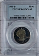 1999-P SBA$1 PR69DCAM