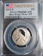 2015-S 25C Blue Ridge Pkwy NP First Strike PR69DCAM