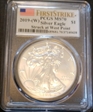 2019-(W) $1 Silver Eagle Struck at West Point First Strike MS70