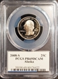 2008-S 25C Alaska PR69DCAM