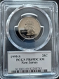 1999-S 25C New Jersey PR69DCAM