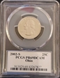 2002-S 25C Ohio PR69DCAM