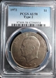 1972 $1 Type 2 AU58
