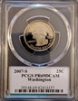 2007-S 25C Washington PR69DCAM