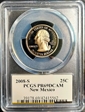 2008-S 25C New Mexico PR69DCAM