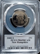 2000-S 25C New Hampshire PR69DCAM