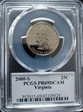 2000-S 25C Virginia PR69DCAM
