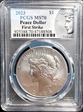 2023 $1 Peace Dollar First Strike MS70
