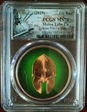 (2025) 1oz Rnd Molon Labe Cu Spartan Warrior Colorized MS70