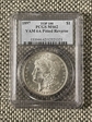 1897 $1 VAM 6A, Pitted Reverse MS62