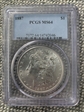 1887 $1 MS64