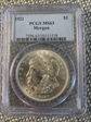 1921 $1 Morgan MS63