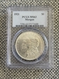 1921 $1 Morgan MS63