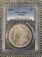 1921 $1 Morgan MS63