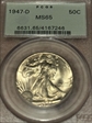 1947-D 50C MS65
