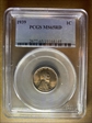 1939 1C MS65RD